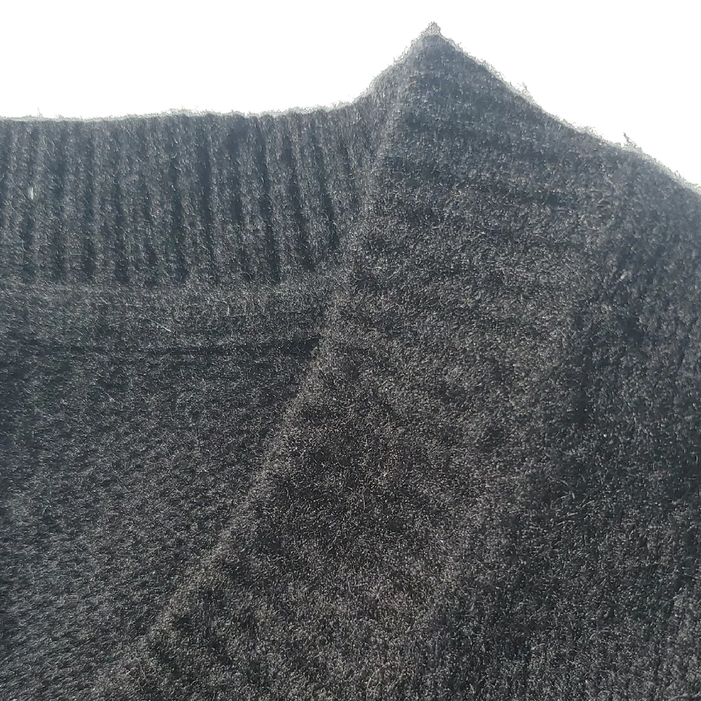 Derek Lam IOC Athleta Cashmere Black and Blue Striped Crewneck Sweater Small